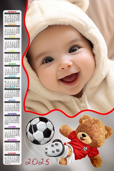 Visuazza il modello Calendario 2025