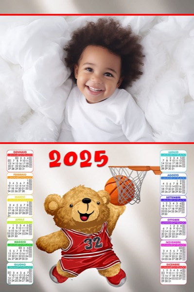 Visuazza il modello Calendario 2025