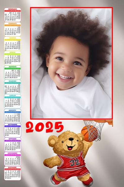 Visuazza il modello Calendario 2025