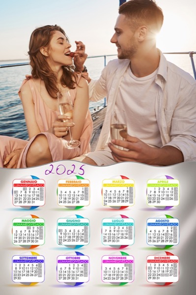 Visuazza il modello Calendario 2025
