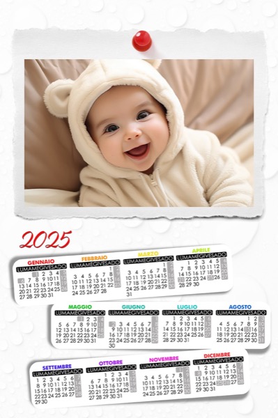 Visuazza il modello Calendario 2025