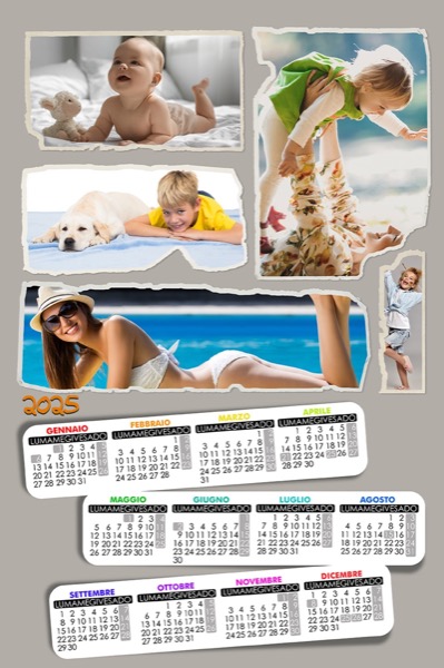 Visuazza il modello Calendario 2025