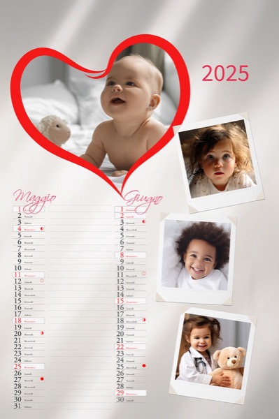 Visuazza il modello Calendario 2025