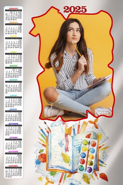 Visuazza il modello Calendario 2025