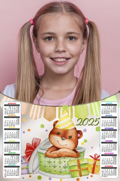 Visuazza il modello Calendario 2025