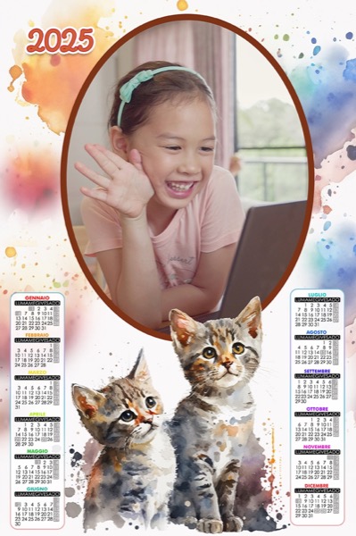 Visuazza il modello Calendario 2025