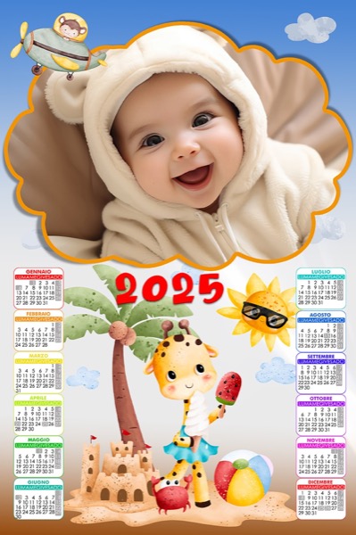 Visuazza il modello Calendario 2025