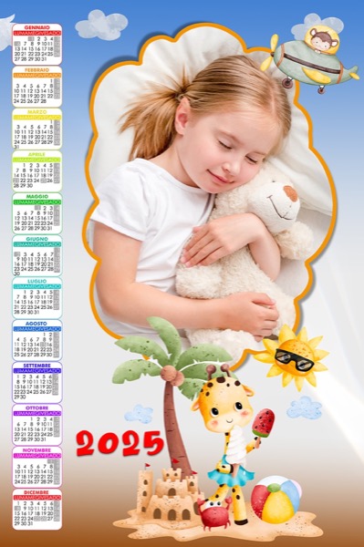 Visuazza il modello Calendario 2025