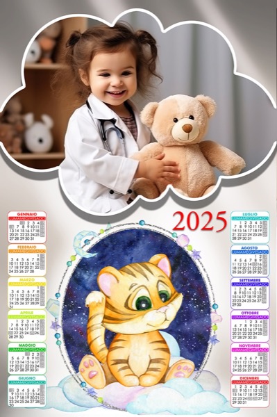 Visuazza il modello Calendario 2025