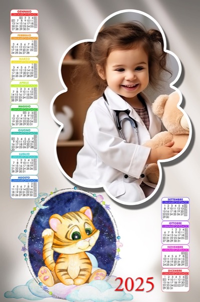 Visuazza il modello Calendario 2025