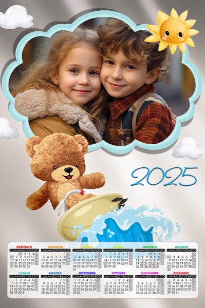 Visuazza il modello Calendario 2025