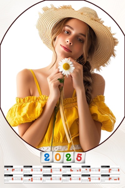 Visuazza il modello Calendario 2025