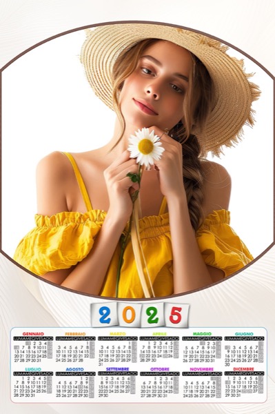 Visuazza il modello Calendario 2025