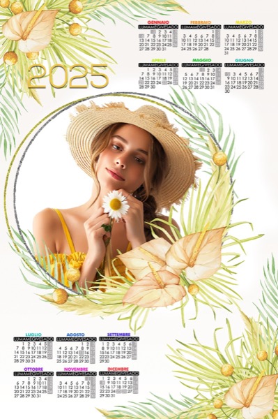 Visuazza il modello Calendario 2025