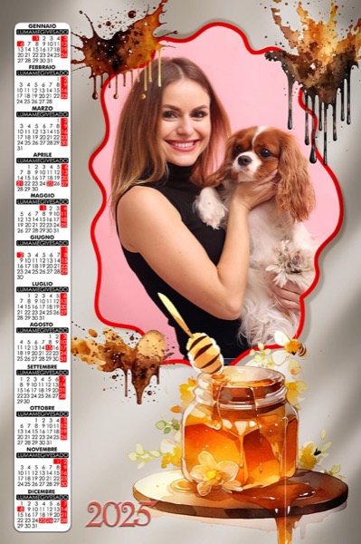 Visuazza il modello Calendario 2025