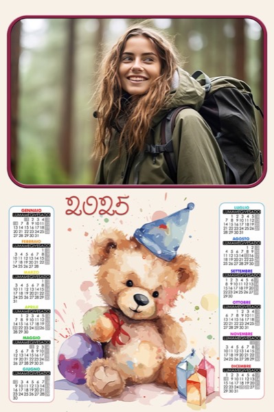 Visuazza il modello Calendario 2025
