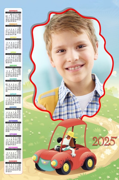 Visuazza il modello Calendario 2025
