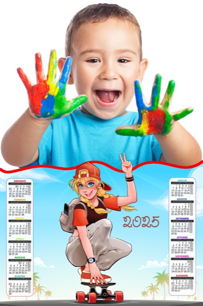 Visuazza il modello Calendario 2025