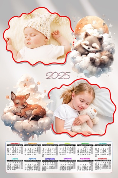 Visuazza il modello Calendario 2025