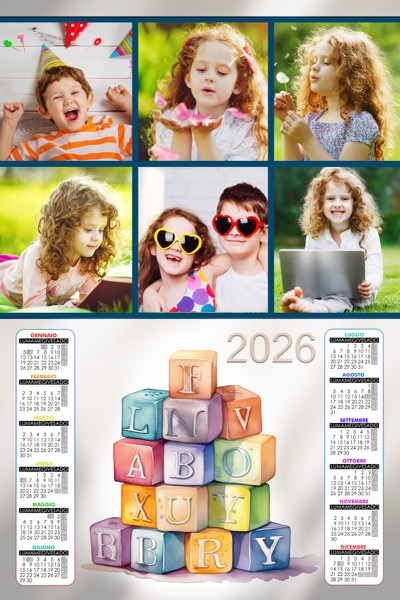 Visuazza il modello Calendario 2026