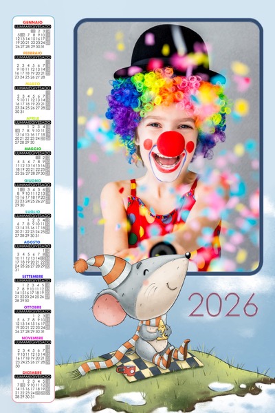 Visuazza il modello Calendario 2026
