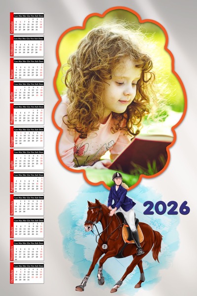 Visuazza il modello Calendario 2026