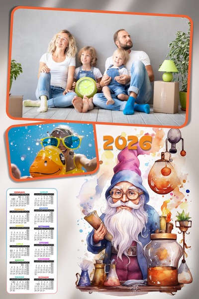 Visuazza il modello Calendario 2026