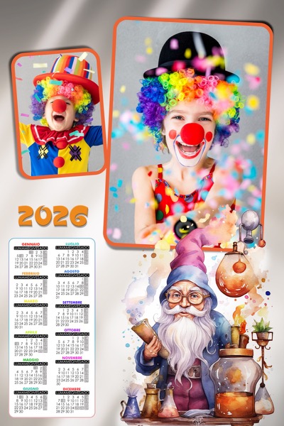 Visuazza il modello Calendario 2026
