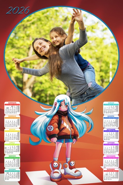 Visuazza il modello Calendario 2026