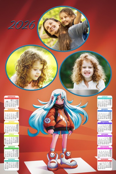 Visuazza il modello Calendario 2026