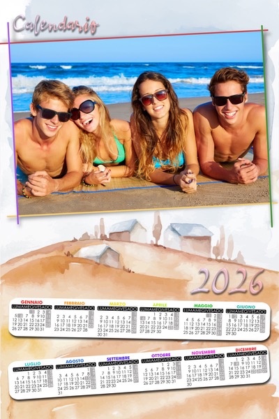 Visuazza il modello Calendario 2026
