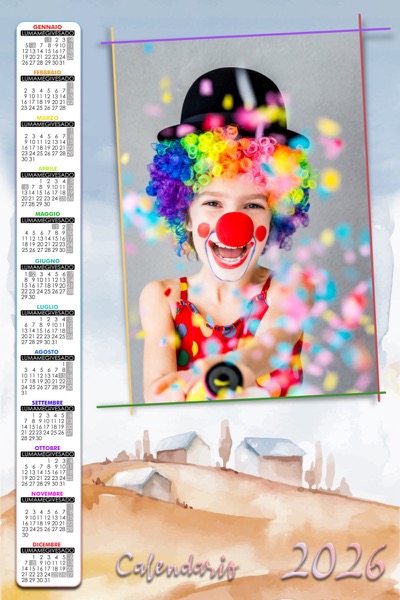 Visuazza il modello Calendario 2026