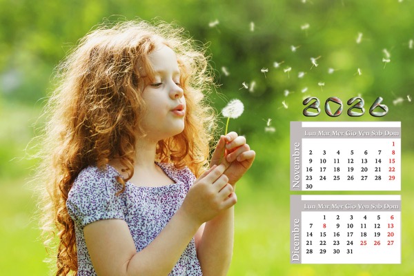 Visuazza il modello Calendario 2026