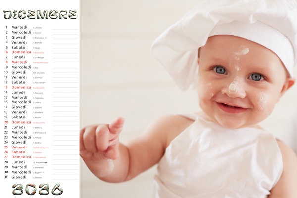 Visuazza il modello Calendario 2026