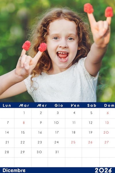 Visuazza il modello Calendario 2026