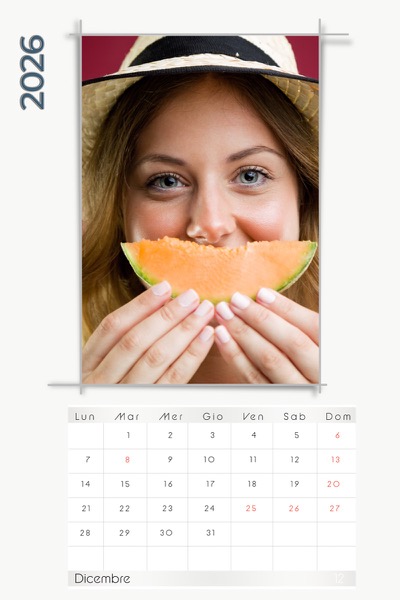 Visuazza il modello Calendario 2026