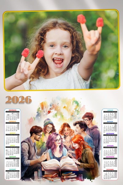 Visuazza il modello Calendario 2026