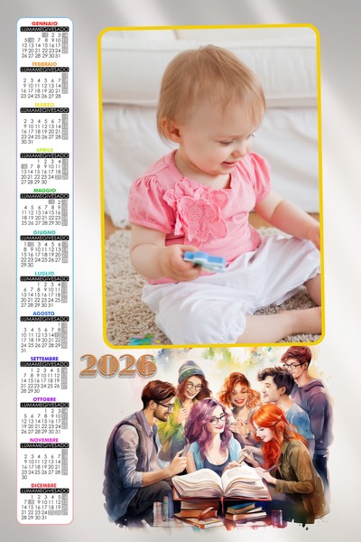 Visuazza il modello Calendario 2026