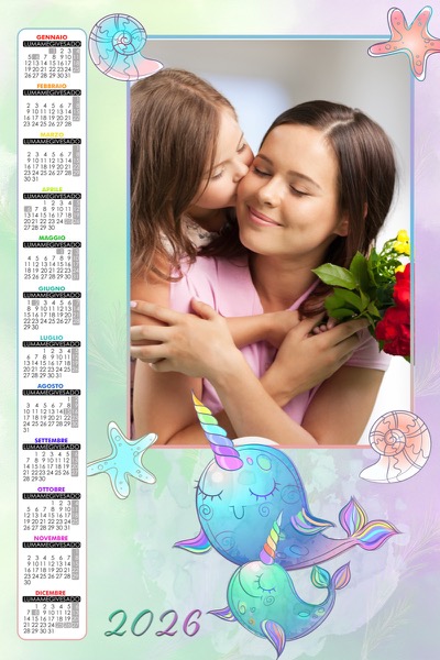 Visuazza il modello Calendario 2026