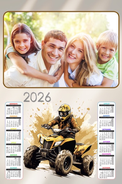 Visuazza il modello Calendario 2026