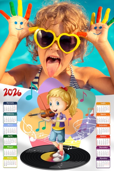Visuazza il modello Calendario 2026
