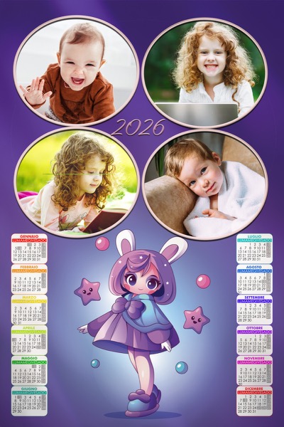 Visuazza il modello Calendario 2026