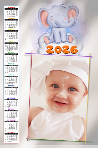 Visuazza il modello Calendario 2026