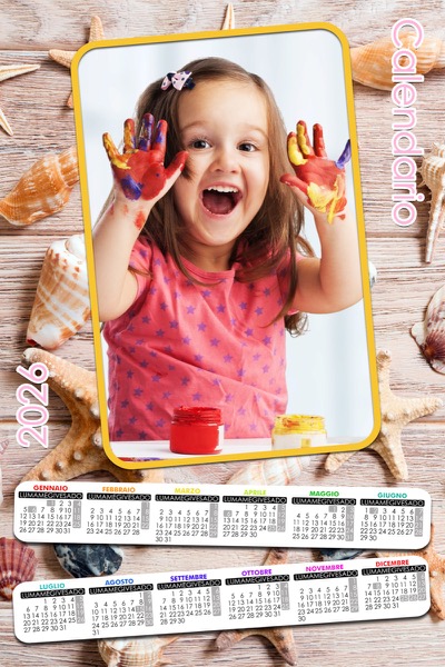 Visuazza il modello Calendario 2026