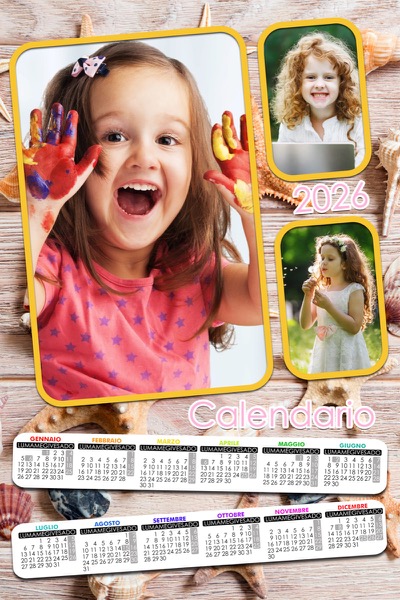 Visuazza il modello Calendario 2026