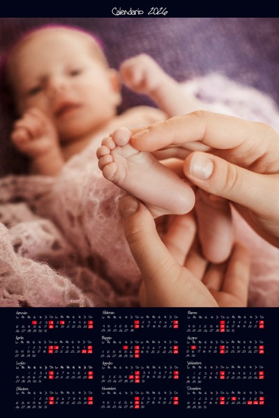 Visuazza il modello Calendario 2026