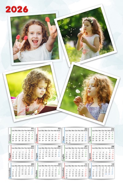 Visuazza il modello Calendario 2026