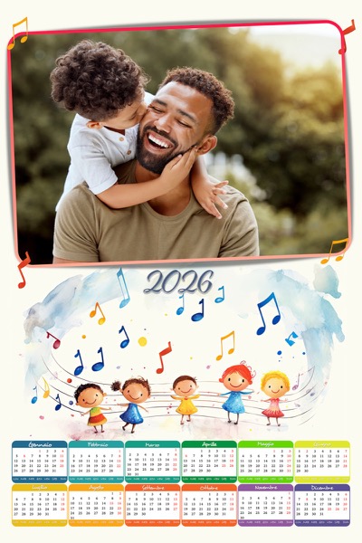 Visuazza il modello Calendario 2026