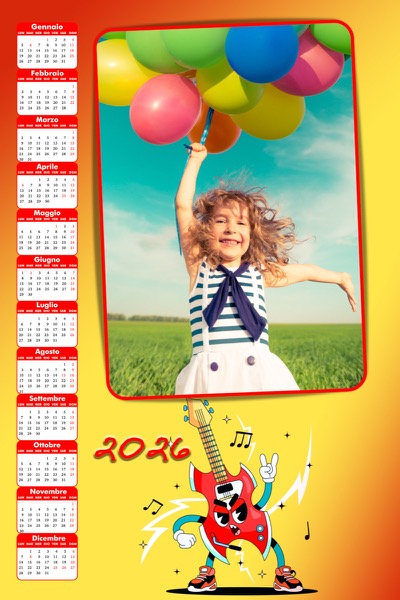 Visuazza il modello Calendario 2026