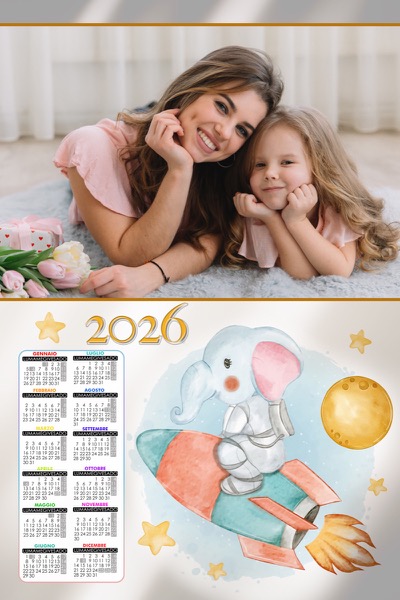 Visuazza il modello Calendario 2026